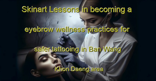 Skinart Lessons in becoming a eyebrow wellness practices for safer tattooing in Ban Wang Khon Daeng area | EyebrowTraining | EyebrowClasses | SkinartTraining-Thailand