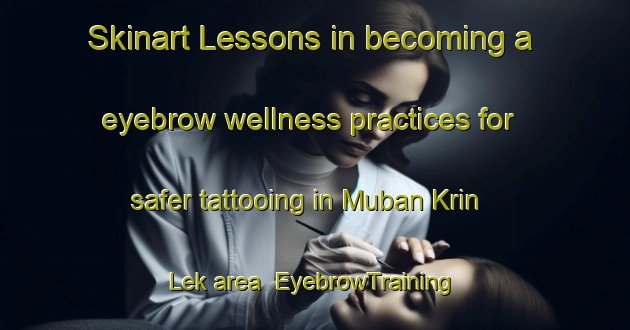 Skinart Lessons in becoming a eyebrow wellness practices for safer tattooing in Muban Krin Lek area | EyebrowTraining | EyebrowClasses | SkinartTraining-Thailand