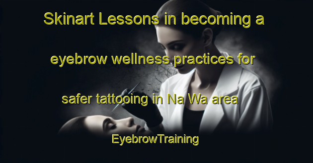 Skinart Lessons in becoming a eyebrow wellness practices for safer tattooing in Na Wa area | EyebrowTraining | EyebrowClasses | SkinartTraining-Thailand