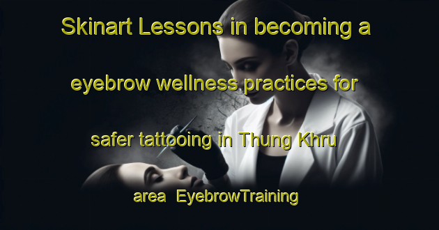 Skinart Lessons in becoming a eyebrow wellness practices for safer tattooing in Thung Khru area | EyebrowTraining | EyebrowClasses | SkinartTraining-Thailand