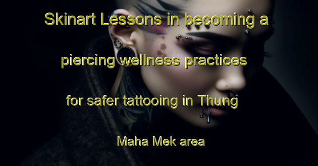 Skinart Lessons in becoming a piercing wellness practices for safer tattooing in Thung Maha Mek area | PiercingTraining | PiercingClasses | SkinartTraining-Thailand