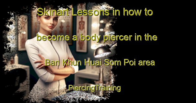 Skinart Lessons in how to become a body piercer in the Ban Khun Huai Som Poi area | PiercingTraining | PiercingClasses | SkinartTraining-Thailand