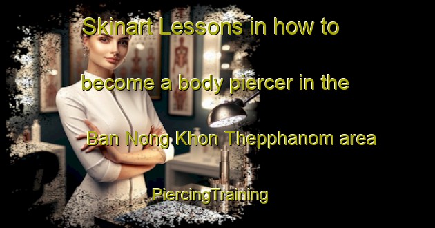 Skinart Lessons in how to become a body piercer in the Ban Nong Khon Thepphanom area | PiercingTraining | PiercingClasses | SkinartTraining-Thailand