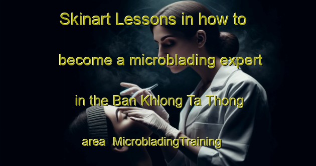 Skinart Lessons in how to become a microblading expert in the Ban Khlong Ta Thong area | MicrobladingTraining | MicrobladingClasses | SkinartTraining-Thailand