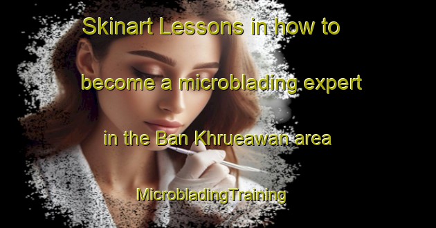 Skinart Lessons in how to become a microblading expert in the Ban Khrueawan area | MicrobladingTraining | MicrobladingClasses | SkinartTraining-Thailand