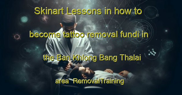 Skinart Lessons in how to become tattoo removal fundi in the Ban Khlong Bang Thalai area | RemovalTraining | RemovalClasses | SkinartTraining-Thailand