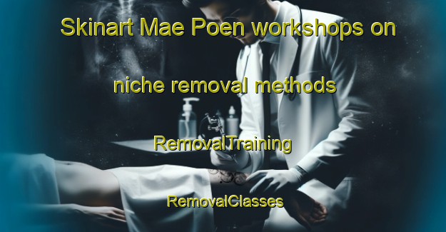 Skinart Mae Poen workshops on niche removal methods | RemovalTraining | RemovalClasses | SkinartTraining-Thailand