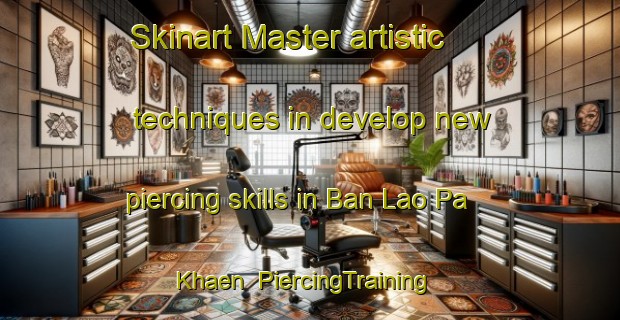 Skinart Master artistic techniques in develop new piercing skills in Ban Lao Pa Khaen | PiercingTraining | PiercingClasses | SkinartTraining-Thailand