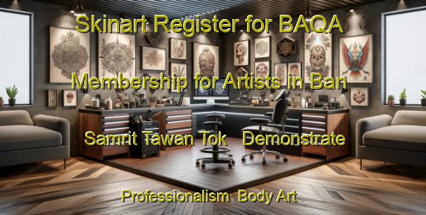 Skinart Register for BAQA Membership for Artists in Ban Samrit Tawan Tok - Demonstrate Professionalism | Body Art Qualification Authority | BAQA-Thailand