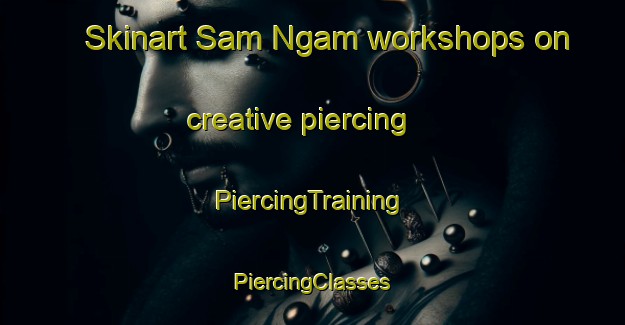 Skinart Sam Ngam workshops on creative piercing | #PiercingTraining #PiercingClasses #SkinartTraining-Thailand