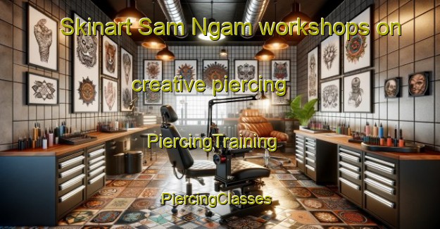 Skinart Sam Ngam workshops on creative piercing | PiercingTraining | PiercingClasses | SkinartTraining-Thailand