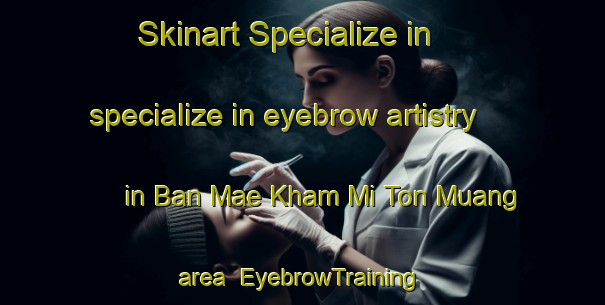 Skinart Specialize in specialize in eyebrow artistry in Ban Mae Kham Mi Ton Muang area | EyebrowTraining | EyebrowClasses | SkinartTraining-Thailand