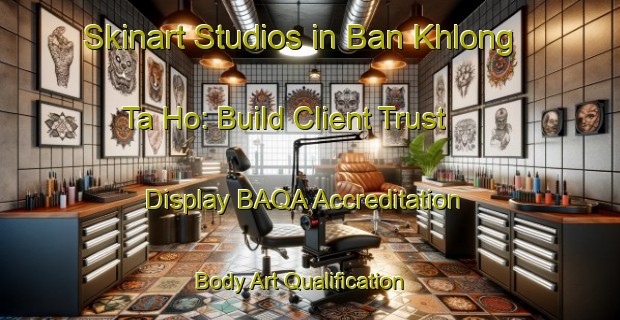 Skinart Studios in Ban Khlong Ta Ho: Build Client Trust - Display BAQA Accreditation | Body Art Qualification Authority | BAQA-Thailand