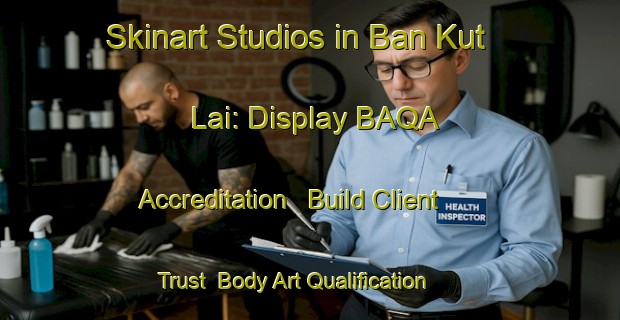 Skinart Studios in Ban Kut Lai: Display BAQA Accreditation - Build Client Trust | Body Art Qualification Authority | BAQA-Thailand