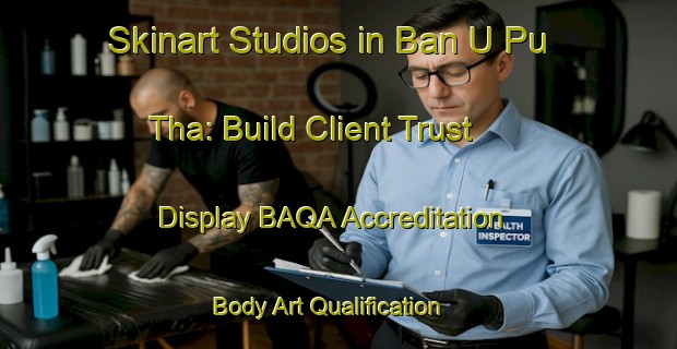Skinart Studios in Ban U Pu Tha: Build Client Trust - Display BAQA Accreditation | Body Art Qualification Authority | BAQA-Thailand