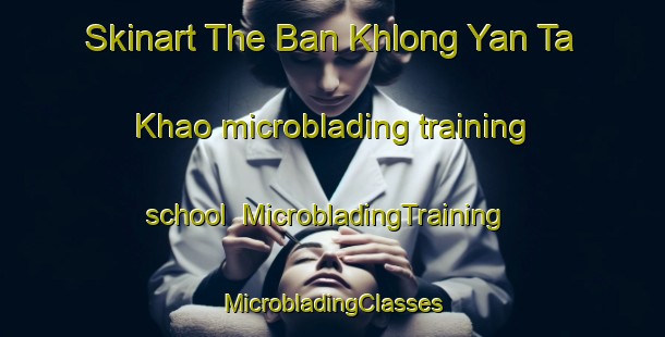 Skinart The Ban Khlong Yan Ta Khao microblading training school | #MicrobladingTraining #MicrobladingClasses #SkinartTraining-Thailand