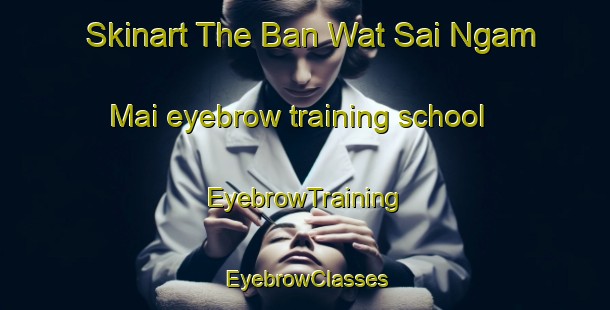 Skinart The Ban Wat Sai Ngam Mai eyebrow training school | EyebrowTraining | EyebrowClasses | SkinartTraining-Thailand