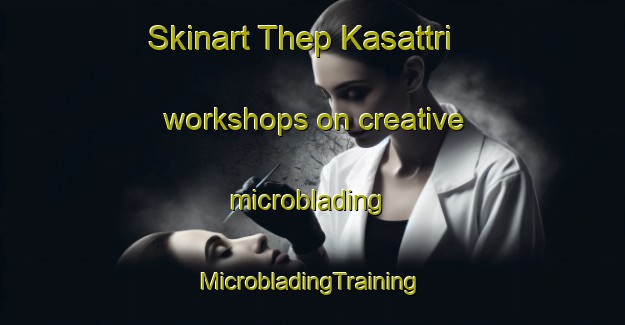 Skinart Thep Kasattri workshops on creative microblading | #MicrobladingTraining #MicrobladingClasses #SkinartTraining-Thailand