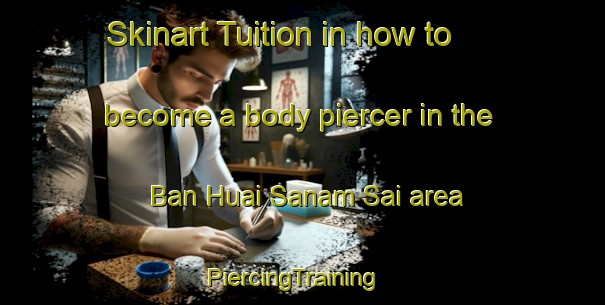 Skinart Tuition in how to become a body piercer in the Ban Huai Sanam Sai area | PiercingTraining | PiercingClasses | SkinartTraining-Thailand