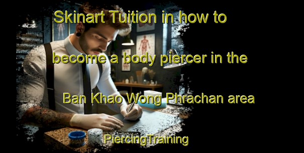 Skinart Tuition in how to become a body piercer in the Ban Khao Wong Phrachan area | PiercingTraining | PiercingClasses | SkinartTraining-Thailand