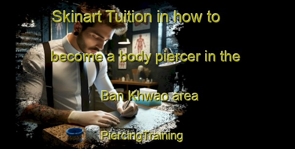 Skinart Tuition in how to become a body piercer in the Ban Khwao area | PiercingTraining | PiercingClasses | SkinartTraining-Thailand