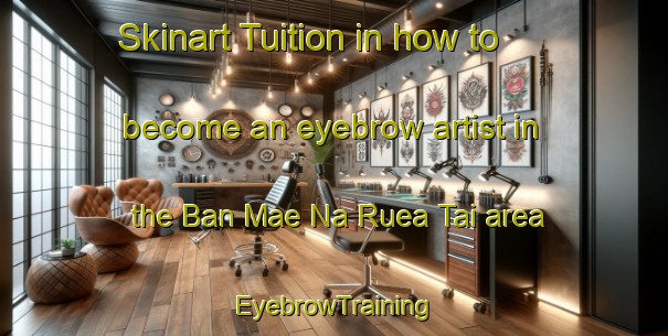 Skinart Tuition in how to become an eyebrow artist in the Ban Mae Na Ruea Tai area | EyebrowTraining | EyebrowClasses | SkinartTraining-Thailand