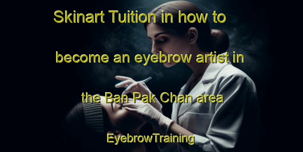 Skinart Tuition in how to become an eyebrow artist in the Ban Pak Chan area | EyebrowTraining | EyebrowClasses | SkinartTraining-Thailand