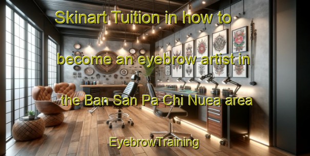 Skinart Tuition in how to become an eyebrow artist in the Ban San Pa Chi Nuea area | EyebrowTraining | EyebrowClasses | SkinartTraining-Thailand