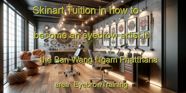 Skinart Tuition in how to become an eyebrow artist in the Ban Wang Ngam Phatthana area | EyebrowTraining | EyebrowClasses | SkinartTraining-Thailand
