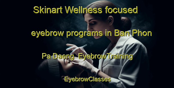 Skinart Wellness-focused eyebrow programs in Ban Phon Pa Daeng | EyebrowTraining | EyebrowClasses | SkinartTraining-Thailand